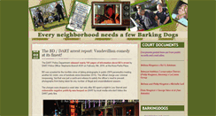 Desktop Screenshot of barkingdogs.org