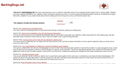 Desktop Screenshot of barkingdogs.net